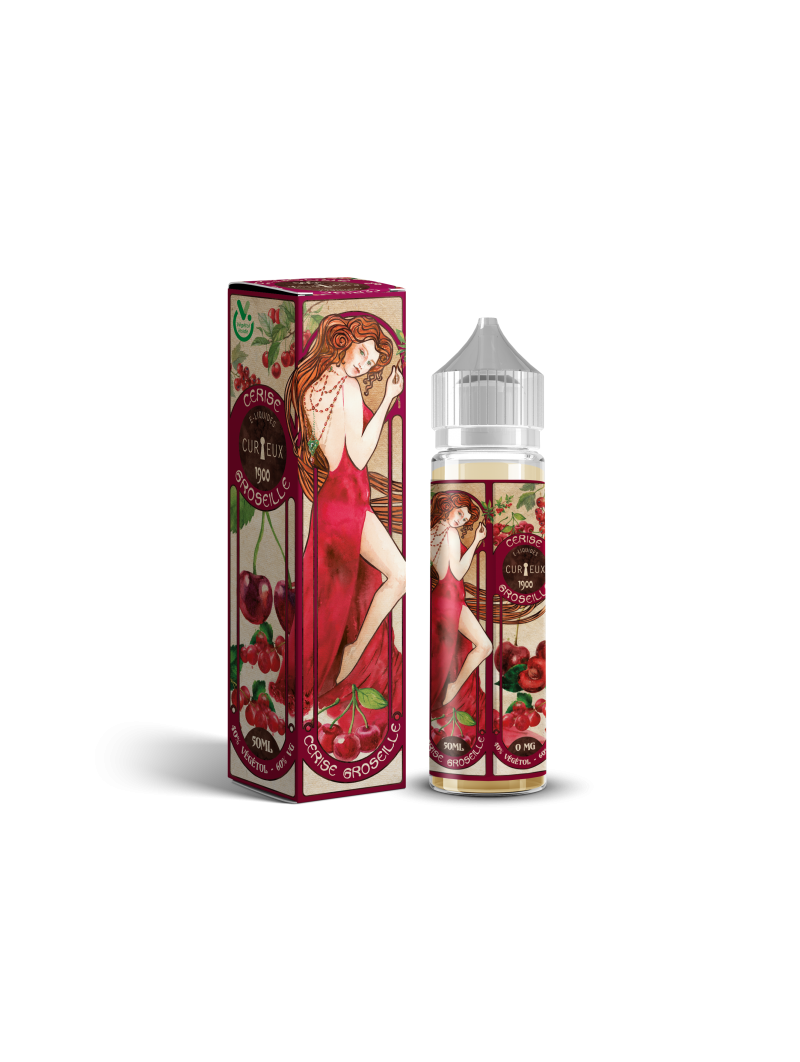 E LIQUIDE ÉDITION 1900 CERISE GROSEILLE 50ML - CURIEUX-Accueil-alavape.com
