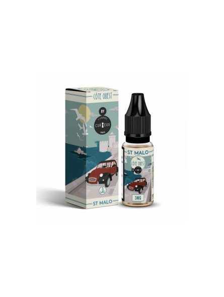 E LIQUIDE CÔTE OUEST SAINT MALO 10ML - CURIEUX--alavape.com