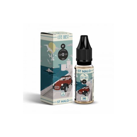 E LIQUIDE CÔTE OUEST SAINT MALO 10ML - CURIEUX--alavape.com