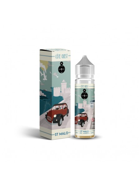 E LIQUIDE CÔTE OUEST SAINT MALO 50ML - CURIEUX-Accueil-alavape.com