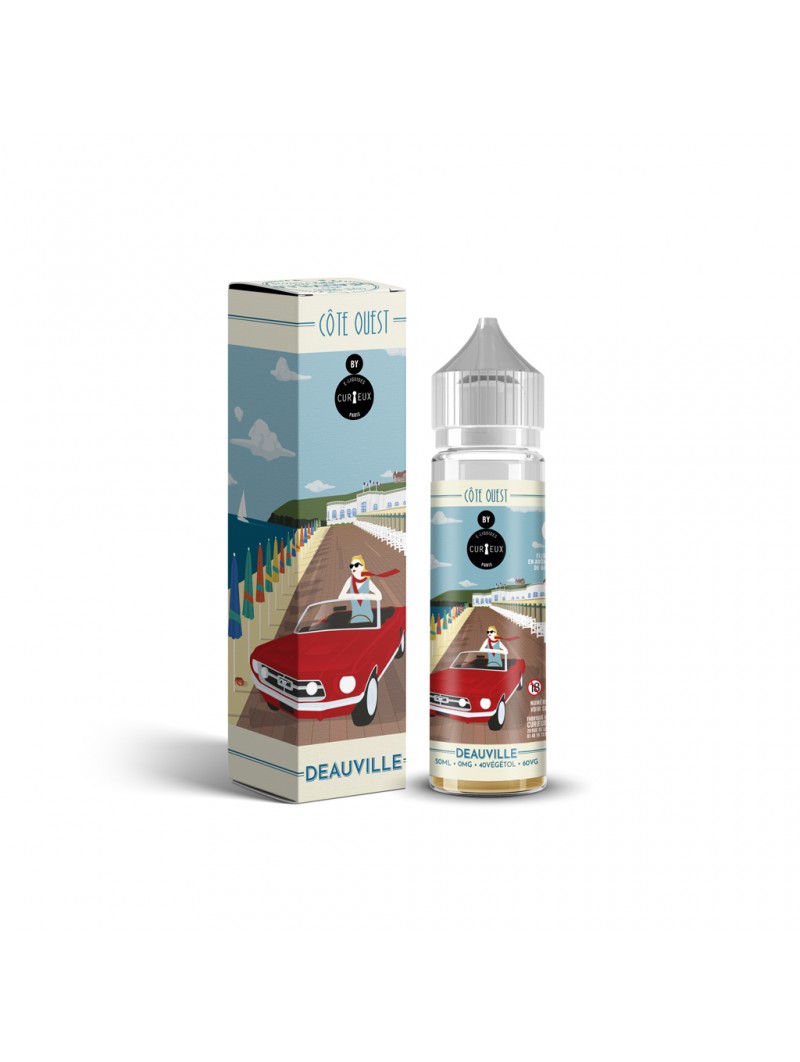 E LIQUIDE CÔTE OUEST DEAUVILLE 50ML - CURIEUX--alavape.com