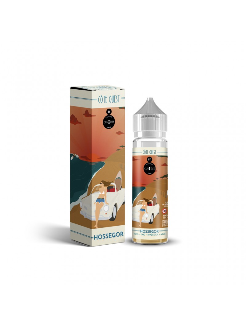 E LIQUIDE CÔTE OUEST HOSSEGOR 50ML - CURIEUX-Accueil-alavape.com