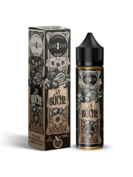 E LIQUIDE DESSERT LA BUCHE 50ML - CURIEUX--alavape.com