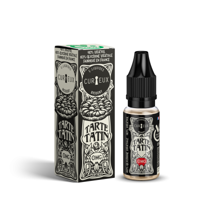 E LIQUIDE DESSERT TARTE TATIN 10ML - CURIEUX--alavape.com