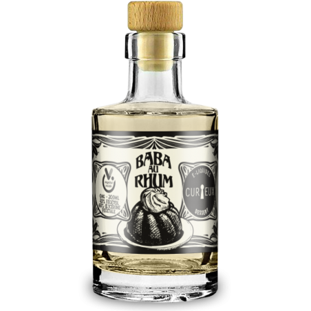 E LIQUIDE DESSERT BABA AU RHUM 200ML - CURIEUX--alavape.com