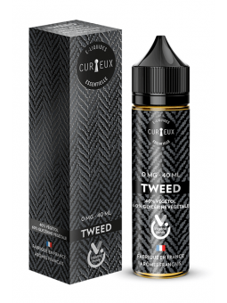 E LIQUIDE ESSENTIELLE TWEED 50ML - CURIEUX--alavape.com