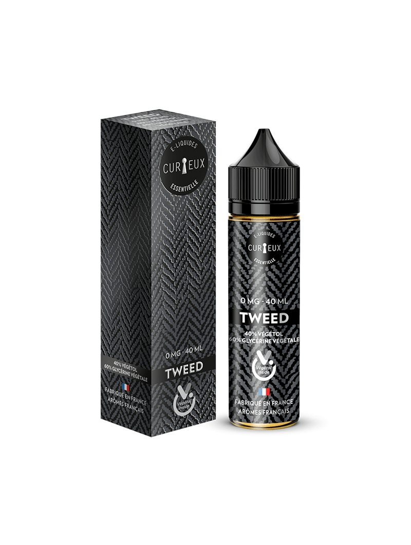 E LIQUIDE ESSENTIELLE TWEED 50ML - CURIEUX--alavape.com