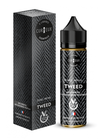 E LIQUIDE ESSENTIELLE TWEED 50ML - CURIEUX--alavape.com