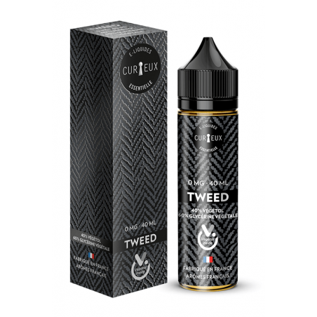 E LIQUIDE ESSENTIELLE TWEED 50ML - CURIEUX--alavape.com