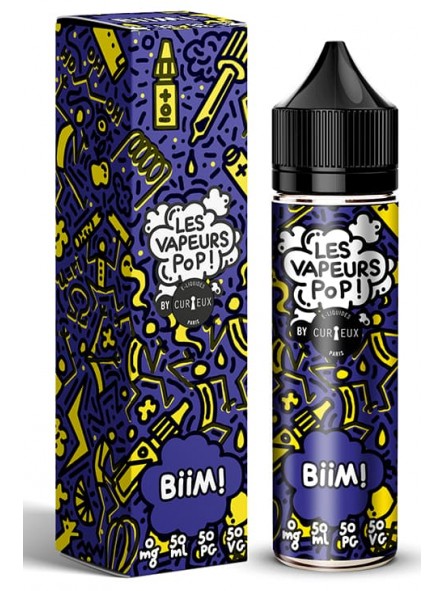 E LIQUIDE LES VAPEURS POP BIIM! 50ML - CURIEUX--alavape.com E LIQUIDE LES VAPEURS POP BIIM! 50ML - CURIEUX--alavape.com