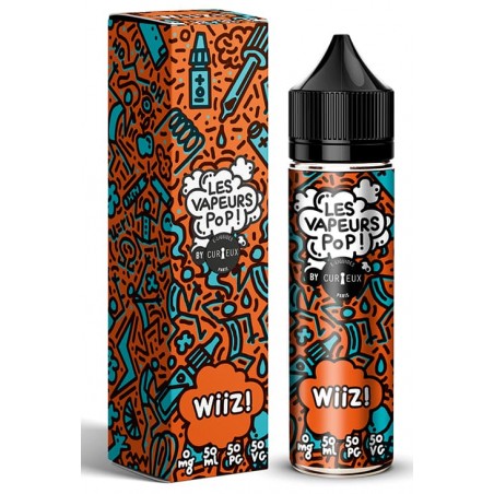 E LIQUIDE LES VAPEURS POP WIIZ! 50ML - CURIEUX--alavape.com