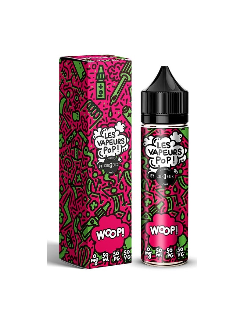 E LIQUIDE LES VAPEURS POP WOOP! 50ML - CURIEUX--alavape.com