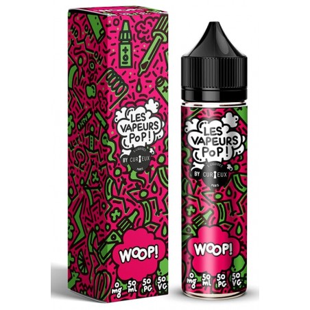 E LIQUIDE LES VAPEURS POP WOOP! 50ML - CURIEUX--alavape.com