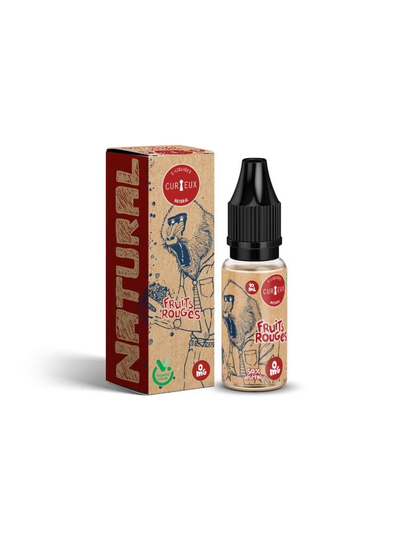 E LIQUIDE NATURAL FRUITS ROUGES 10ML - CURIEUX--alavape.com