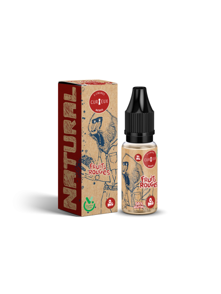 E LIQUIDE NATURAL FRUITS ROUGES 10ML - CURIEUX--alavape.com
