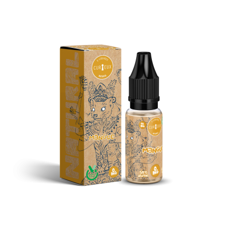 E LIQUIDE NATURAL MANGUE 10ML - CURIEUX--alavape.com