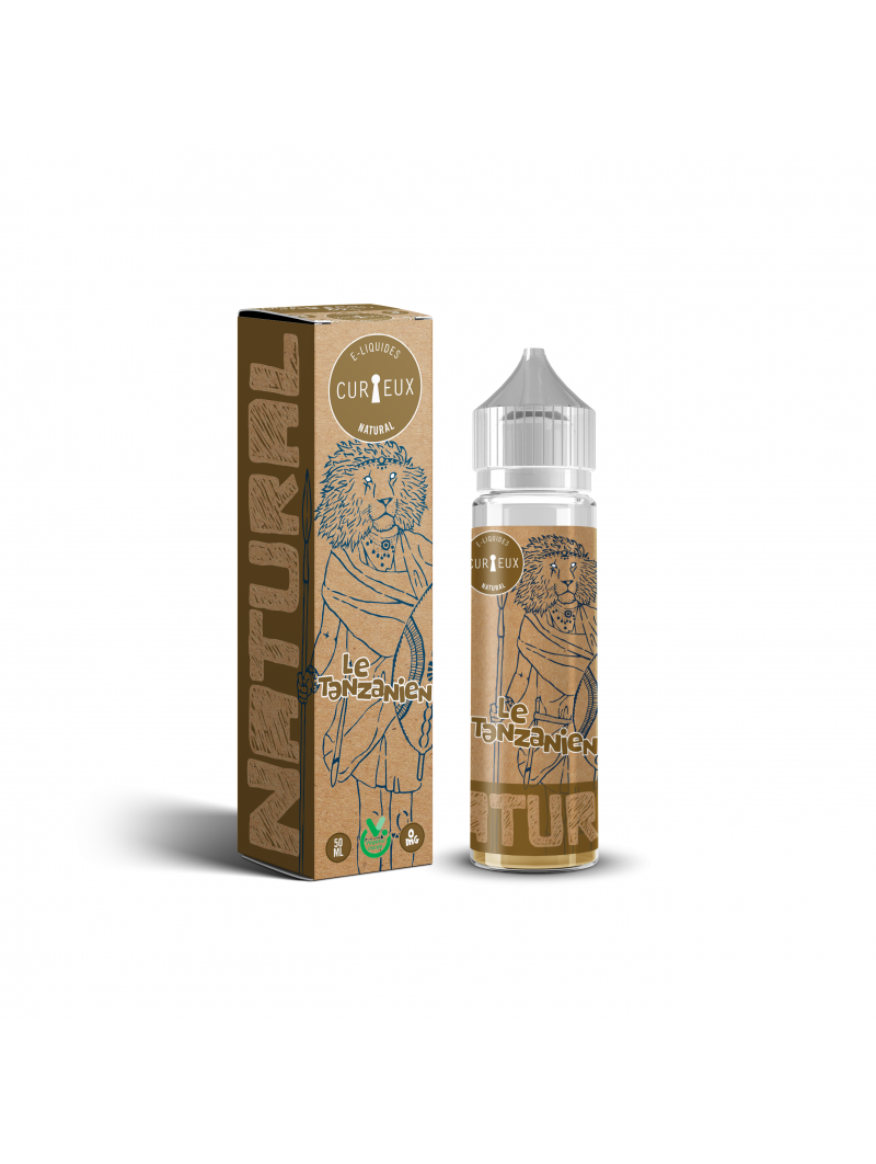 E LIQUIDE NATURAL TANZANIEN 50ML - CURIEUX--alavape.com