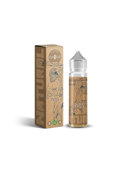 E LIQUIDE NATURAL ZEUS 50ML - CURIEUX--alavape.com