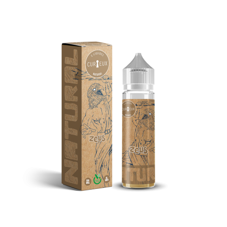 E LIQUIDE NATURAL ZEUS 50ML - CURIEUX--alavape.com