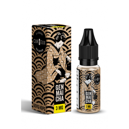 E LIQUIDE TEA GENMAICHA 10ML - CURIEUX--alavape.com