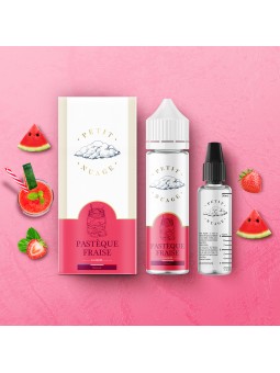 E LIQUIDE PETIT NUAGE PASTÈQUE FRAISE 60ML - LEVEST--alavape.com