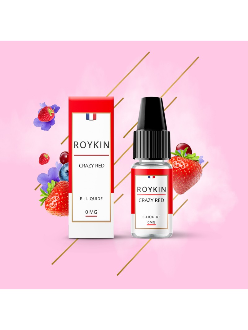E LIQUIDE ROYKIN CRAZY RED 10ML - LEVEST--alavape.com