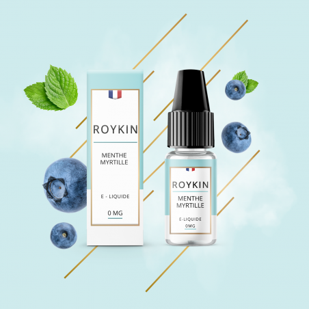 E LIQUIDE ROYKIN MENTHE MYRTILLE 10ML - LEVEST--alavape.com