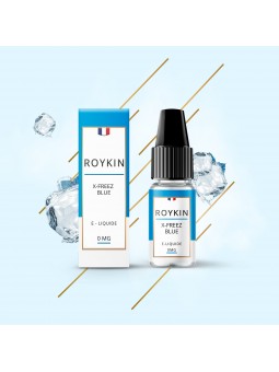 E LIQUIDE ROYKIN X-FREEZ BLUE 10ML - LEVEST--alavape.com