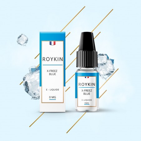 E LIQUIDE ROYKIN X-FREEZ BLUE 10ML - LEVEST--alavape.com