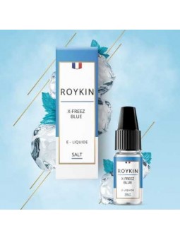 E LIQUIDE ROYKIN X-FREEZ BLUE 10ML SEL DE NICOTINE - LEVEST--alavape.com