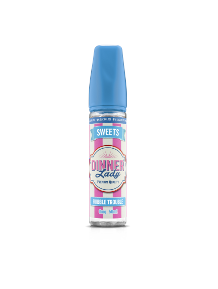 E LIQUIDE BUBBLE TROUBLE 50ML - DINNER LADY--alavape.com