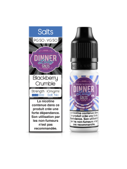 E LIQUIDE BLACKBERRY CRUMBLE 10ML SEL DE NICOTINE - DINNER LADY--alavape.com