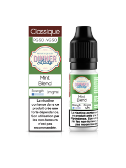 E LIQUIDE MINT BLEND 10ML - DINNER LADY--alavape.com
