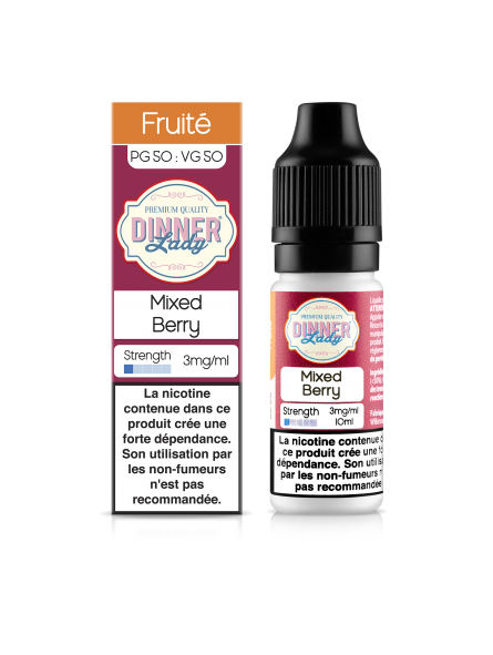 E LIQUIDE MIXED BERRY 10ML - DINNER LADY--alavape.com