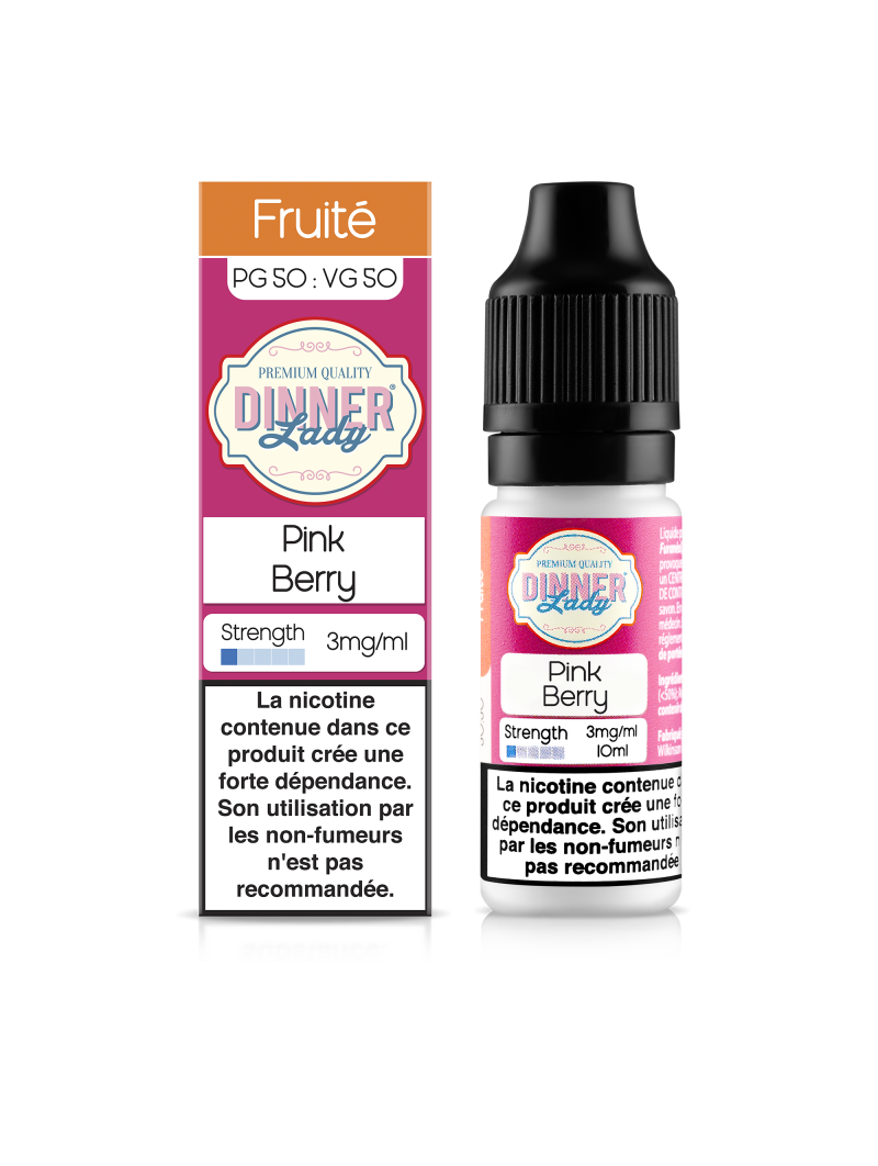 E LIQUIDE PINK BERRY 10ML - DINNER LADY--alavape.com