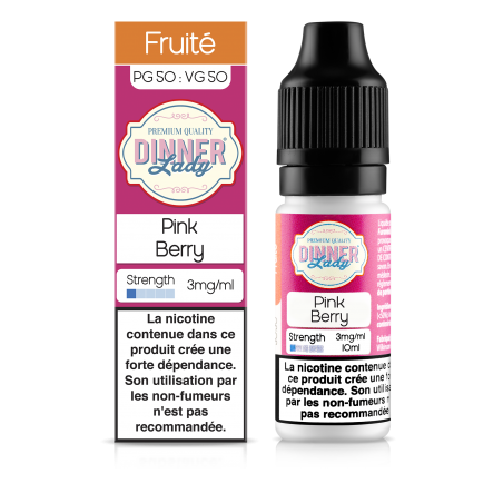 E LIQUIDE PINK BERRY 10ML - DINNER LADY--alavape.com