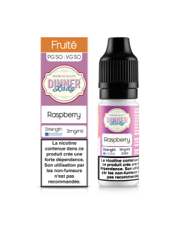 E LIQUIDE RASPBERRY 10ML - DINNER LADY--alavape.com