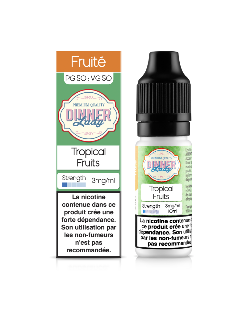 E LIQUIDE TROPICAL FRUITS 10ML - DINNER LADY--alavape.com