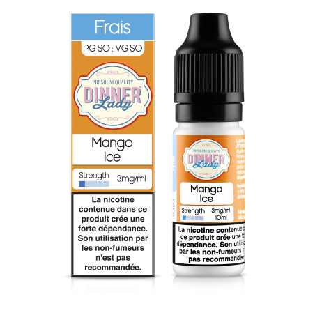 E LIQUIDE MANGO ICE 10ML - DINNER LADY--alavape.com