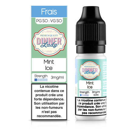 E LIQUIDE MINT ICE 10ML - DINNER LADY--alavape.com