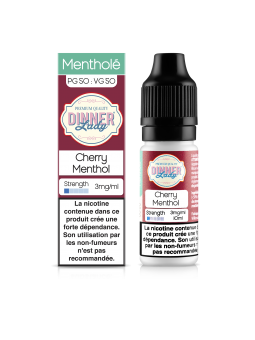 E LIQUIDE CHERRY MENTHOL 10ML - DINNER LADY--alavape.com