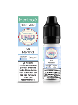 E LIQUIDE ICE MENTHOL 10ML - DINNER LADY--alavape.com
