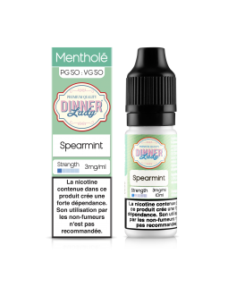 E LIQUIDE SPEARMINT 10ML - DINNER LADY--alavape.com