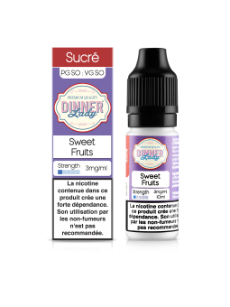 E LIQUIDE SWEET FRUITS 10ML - DINNER LADY--alavape.com