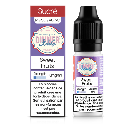 E LIQUIDE SWEET FRUITS 10ML - DINNER LADY--alavape.com