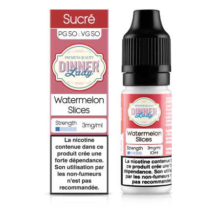 E LIQUIDE WATERMELON SLICES 10ML - DINNER LADY--alavape.com