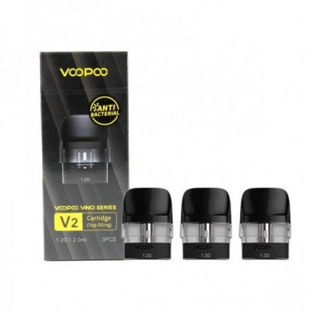 CARTOUCHE POD VINCI SERIES V2 / 3PCS - VOOPOO-Ecigarettes-alavape.com