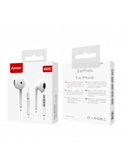 ECOUTEUR PRISE JACK K6052 - D-POWER-Ecigarettes-alavape.com