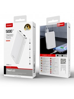 POWER BANK 5000MAH P8582 - D-POWER-Ecigarettes-alavape.com