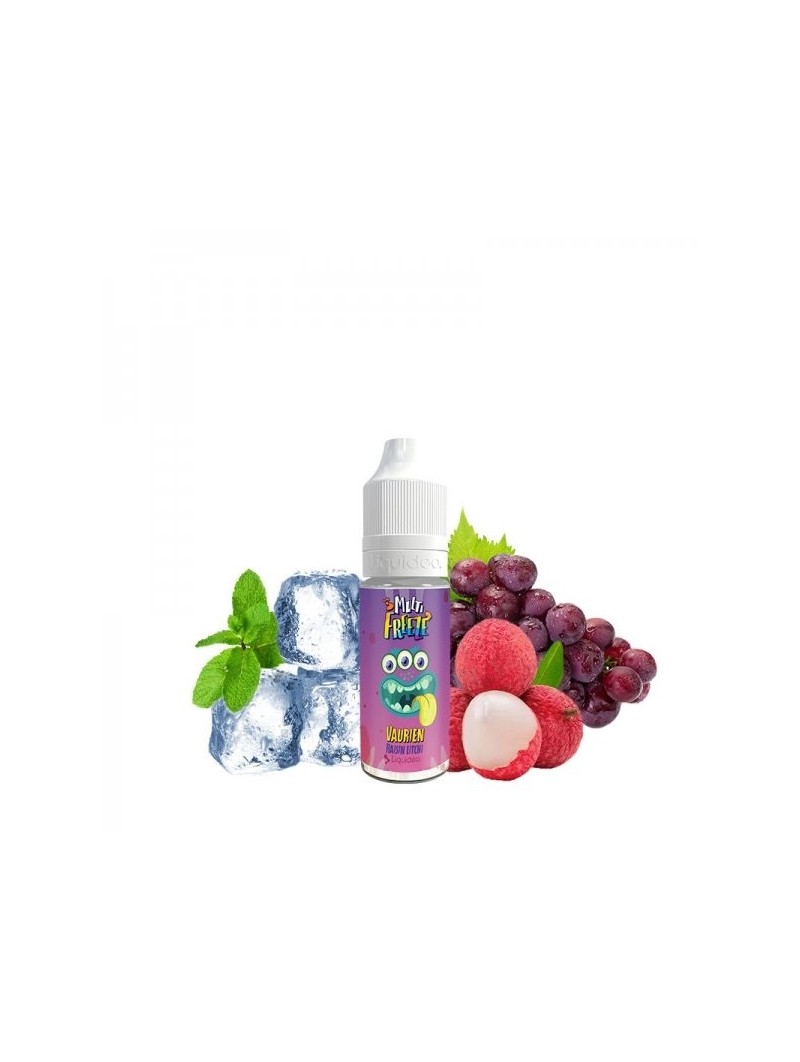 E LIQUIDE VAURIEN LITCHI RAISIN 10ML - MULTI FREEZE LIQUIDEO-Eliquides-alavape.com